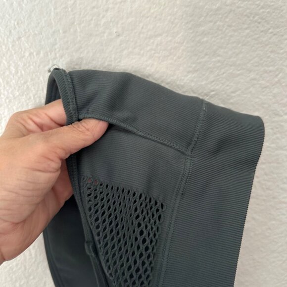 Alo Seamless Strapless Bandeau Ribbed Sports Bra Non Wired Non Padded Stretchy B - Picture 5 of 7